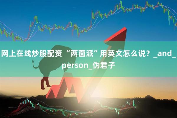 网上在线炒股配资 “两面派”用英文怎么说？_and_person_伪君子